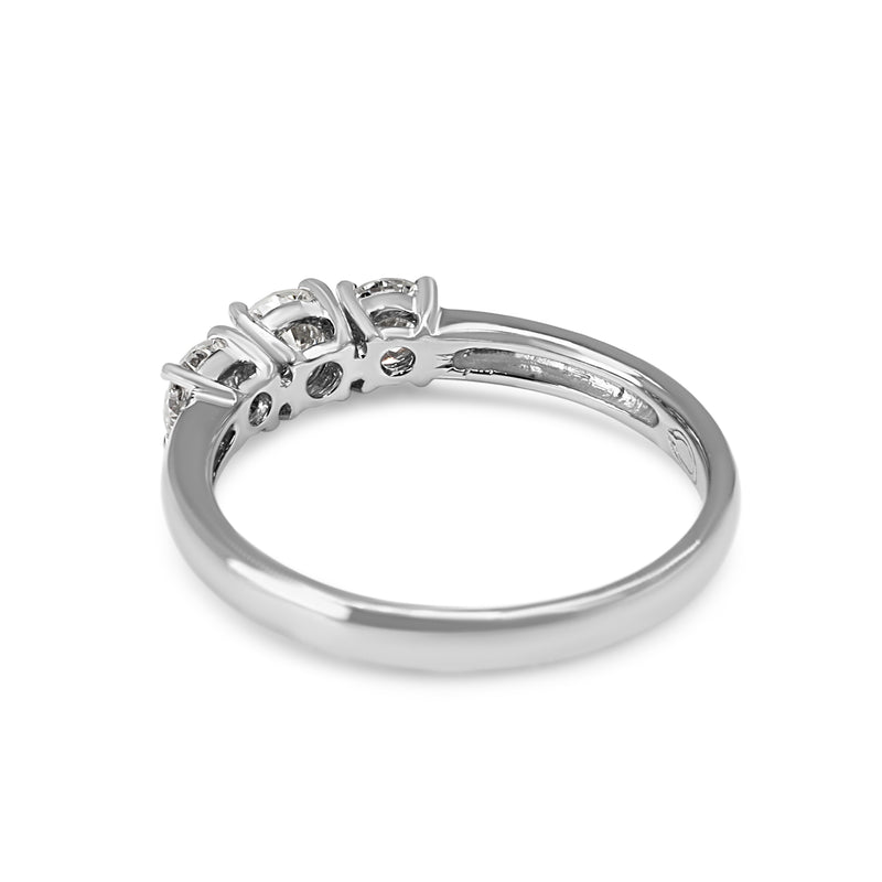 Platinum 3 Stone Diamond Ring