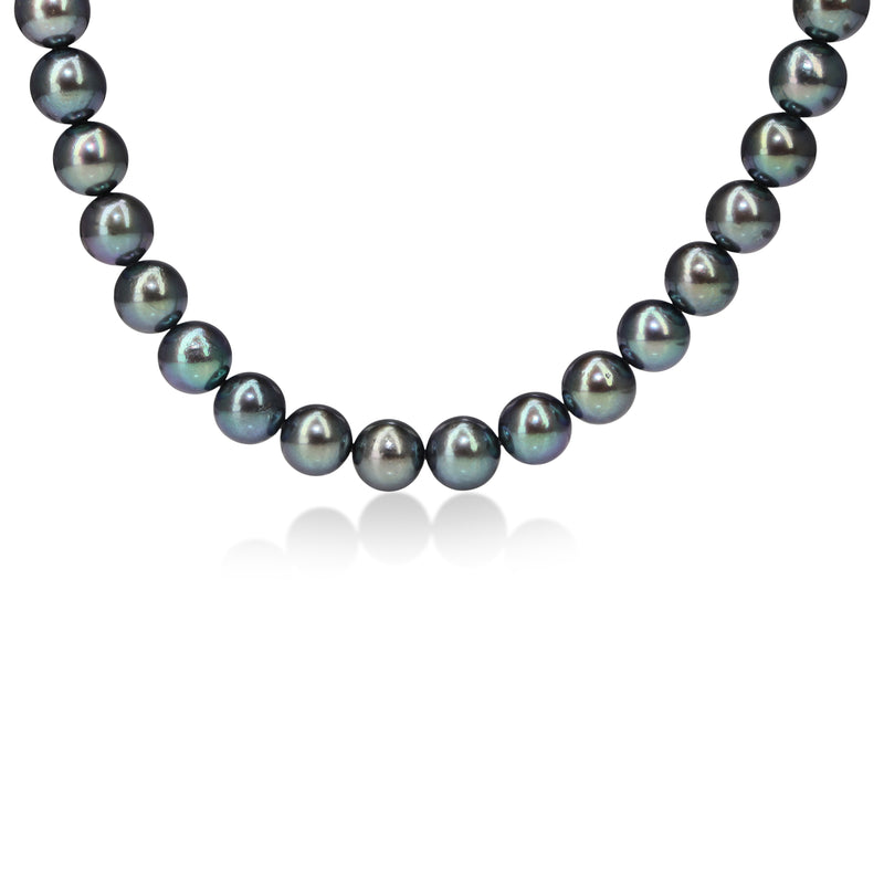Silver and Akoya 7.5mm Pearl Strand Necklace