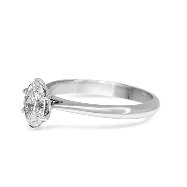 Platinum 6 Claw .70ct Diamond Solitaire Ring