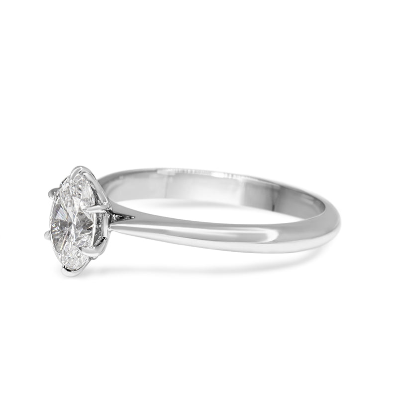 Platinum 6 Claw .70ct Diamond Solitaire Ring