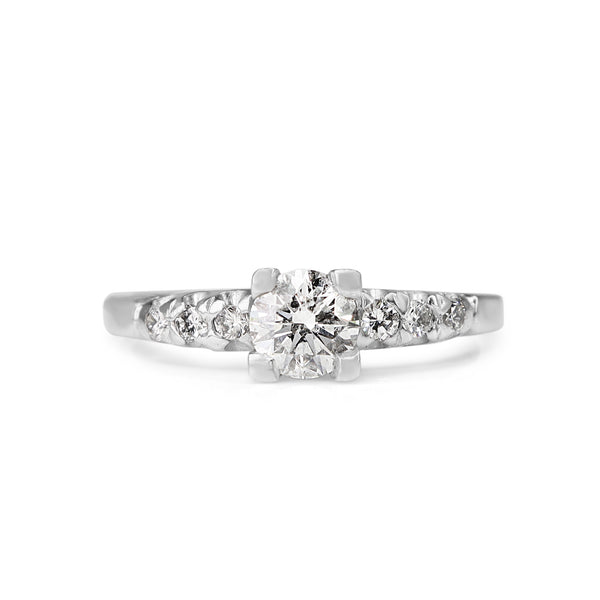 Platinum Vintage Diamond Ring