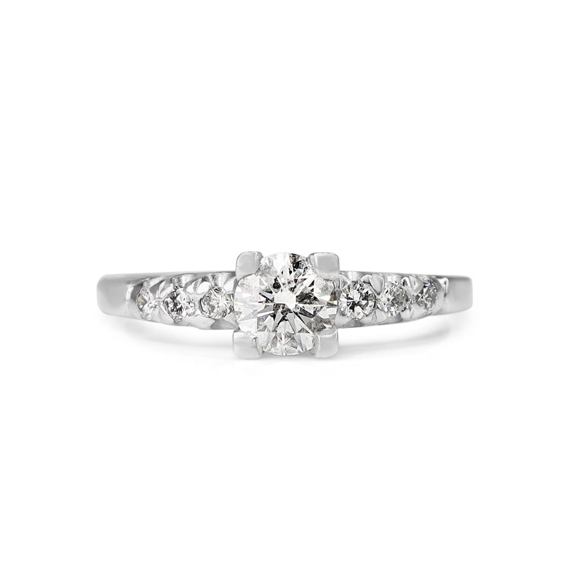 Platinum Vintage Diamond Ring