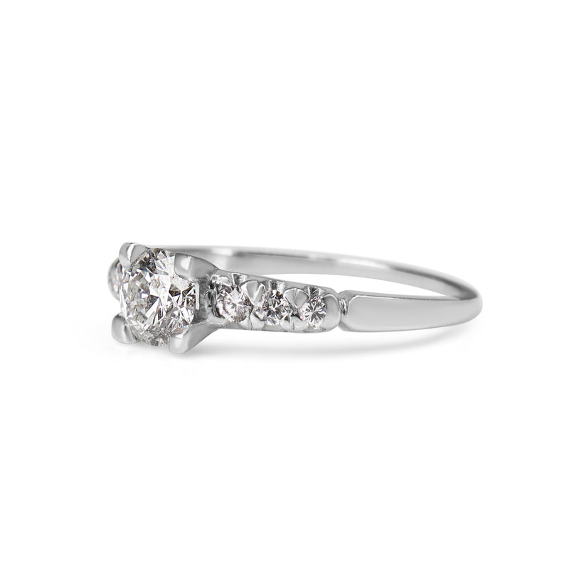 Platinum Vintage Diamond Ring