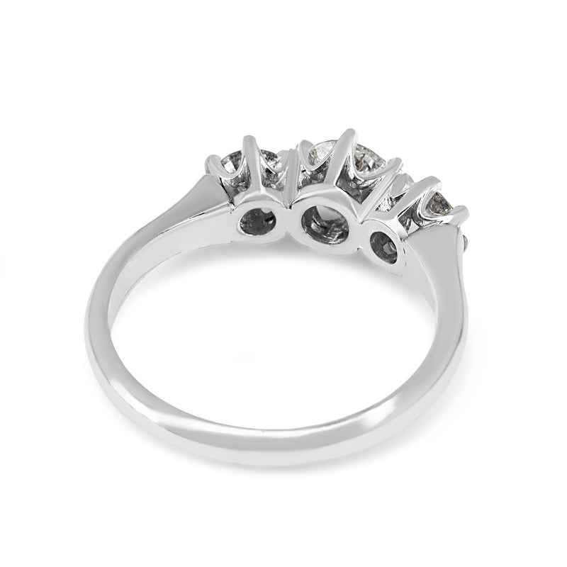 18ct White Gold 1.40ct 3 Stone Diamond Ring