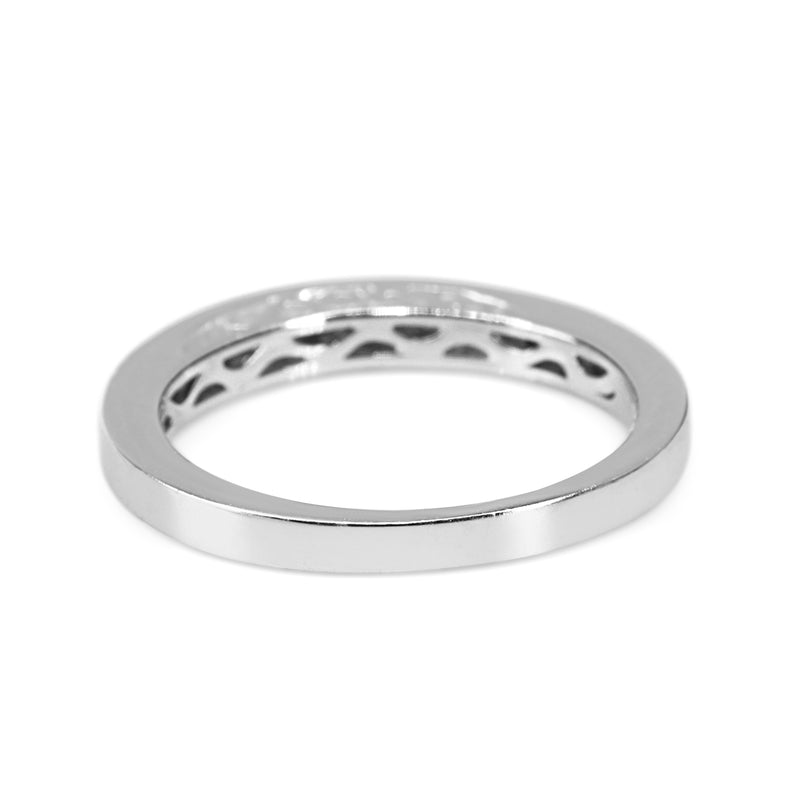 18ct White Gold Diamond Band Ring