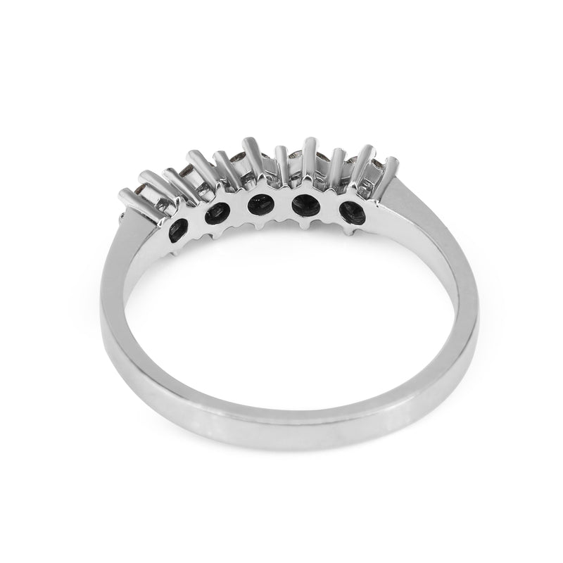 9ct White Gold 5 Stone Diamond Ring