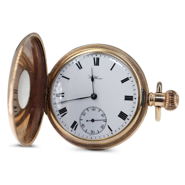 Gold Plated Waltham Antique Pocket Watch