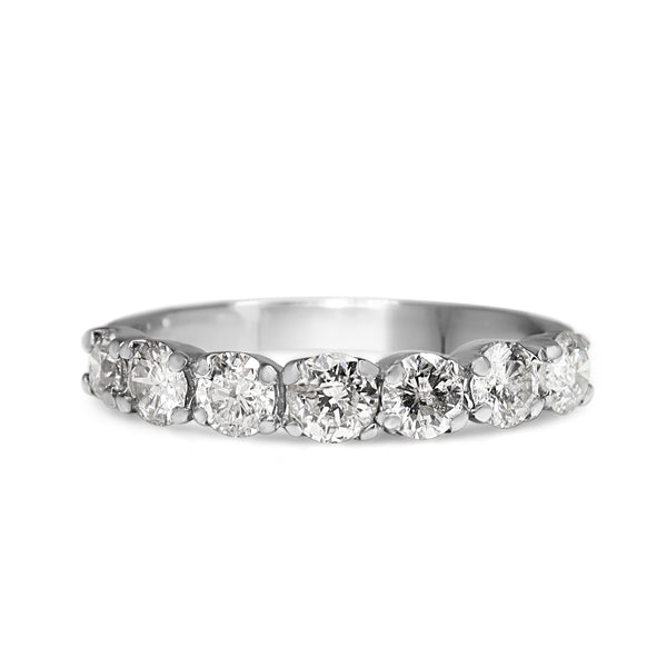 Platinum 1.00ct 7 Stone Diamond Ring