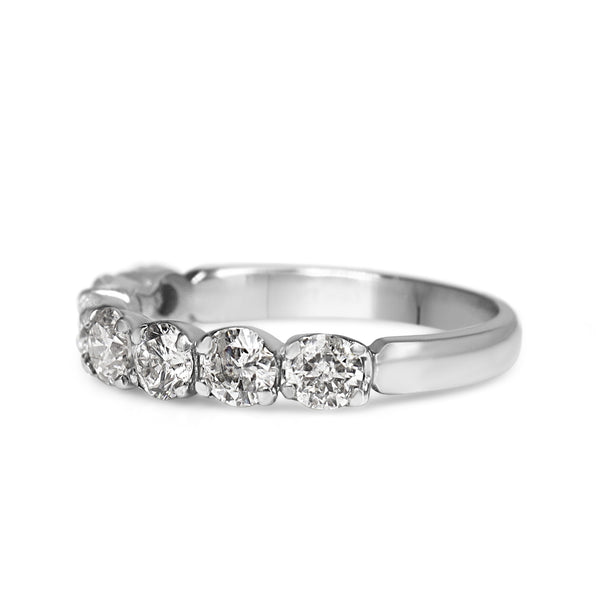 Platinum 1.00ct 7 Stone Diamond Ring