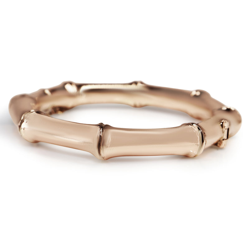 9ct Rose Gold Antique Bamboo Style Bangle