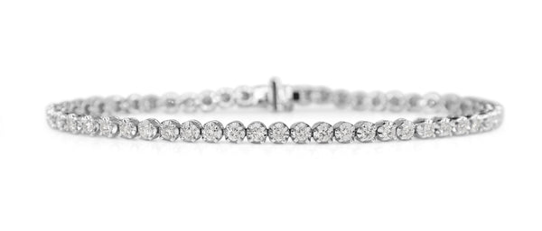 Platinum Diamond Tennis Bracelet