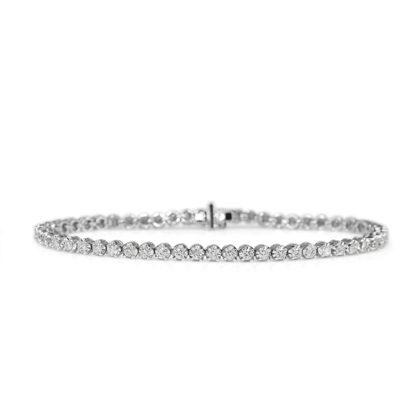 Platinum Diamond Tennis Bracelet
