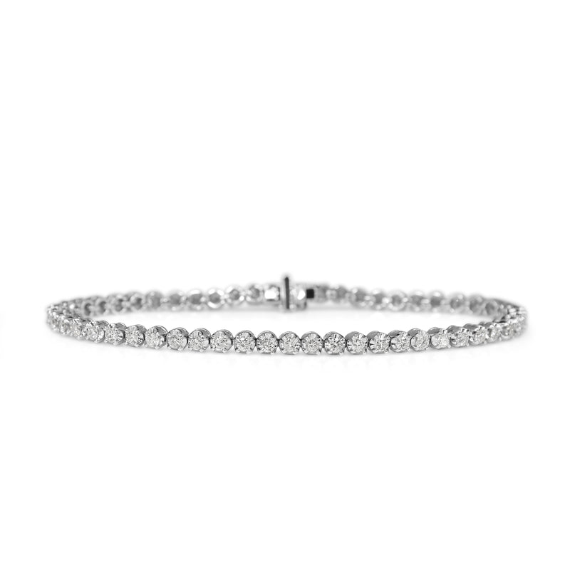 Platinum Diamond Tennis Bracelet