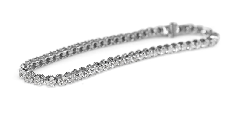 Platinum Diamond Tennis Bracelet