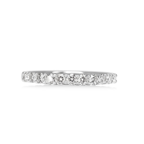 18ct White Gold .55ct Diamond Band Ring