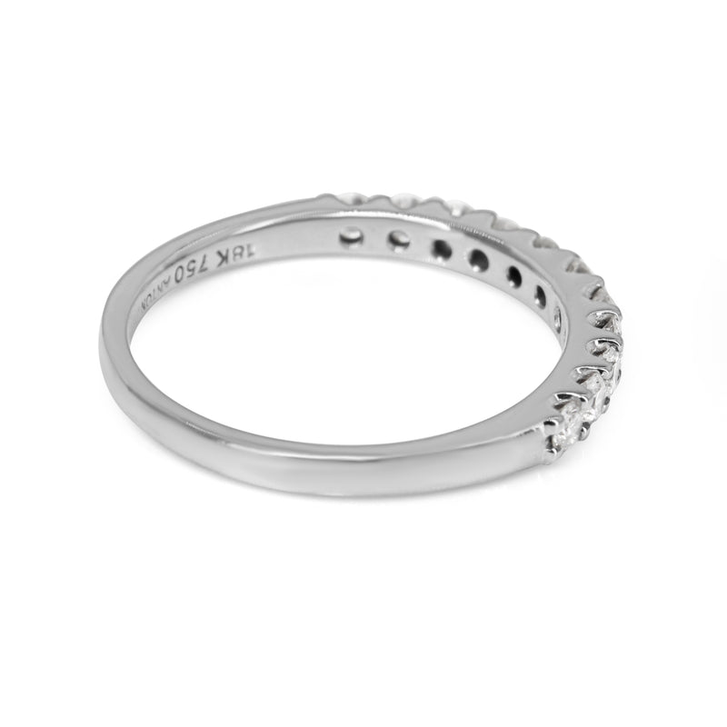 18ct White Gold .55ct Diamond Band Ring