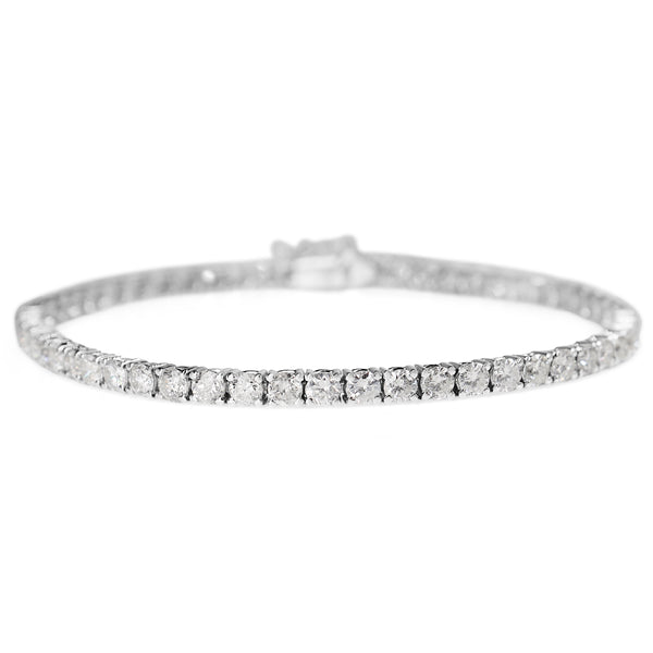 Platinum 5.00ct Diamond Tennis Bracelet