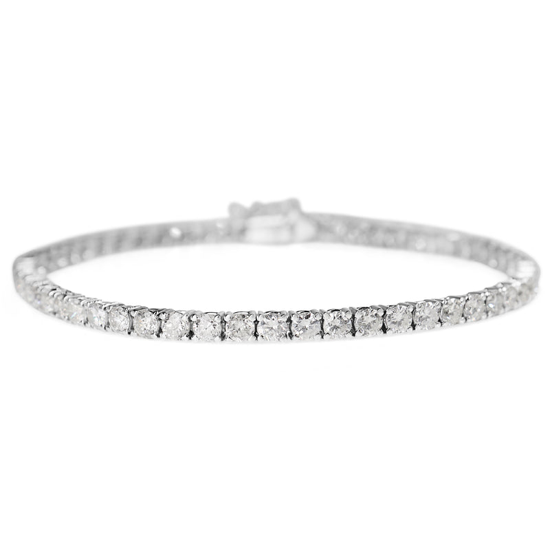 Platinum 5.00ct Diamond Tennis Bracelet