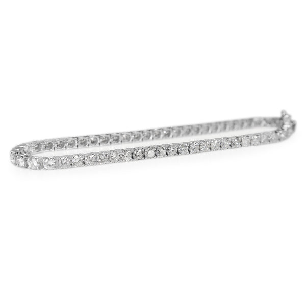 Platinum 5.00ct Diamond Tennis Bracelet