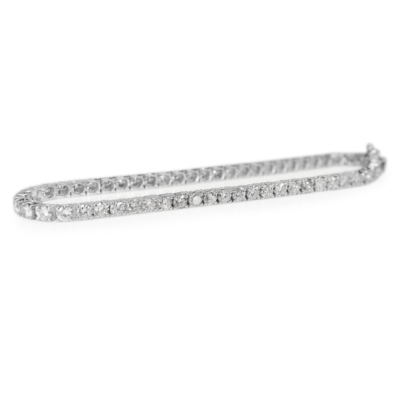 Platinum 5.00ct Diamond Tennis Bracelet
