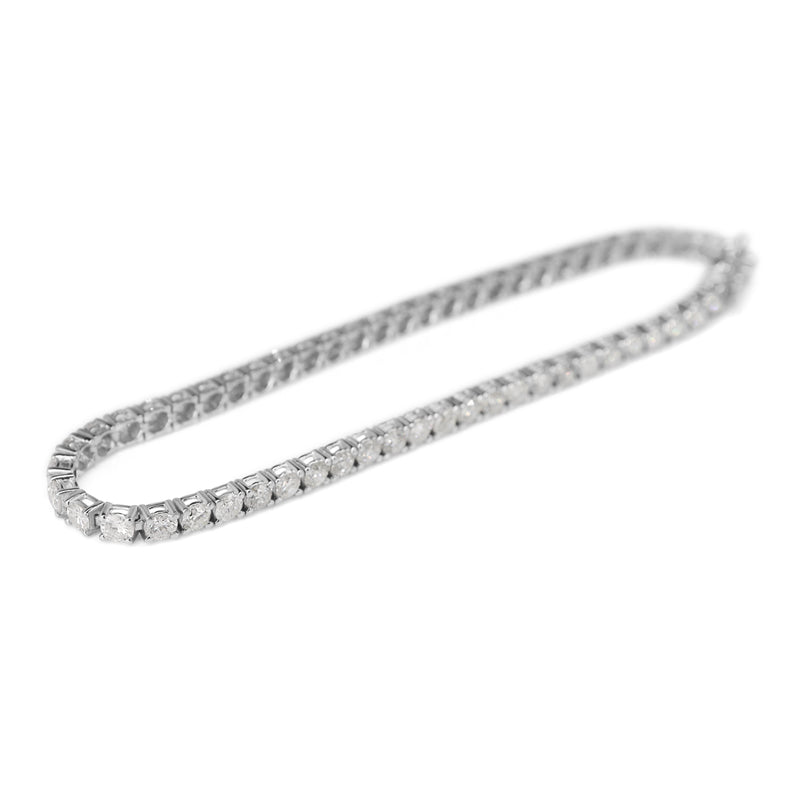 Platinum 5.00ct Diamond Tennis Bracelet