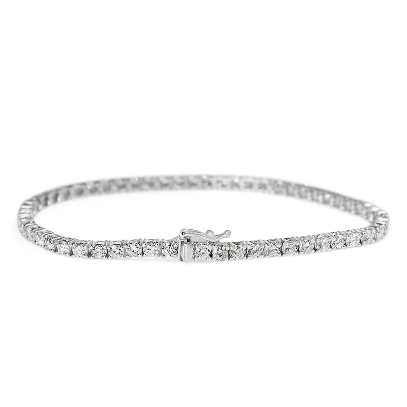 Platinum 5.00ct Diamond Tennis Bracelet