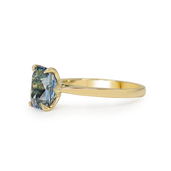 18ct Yellow Gold 3.10ct Sapphire Solitaire Ring