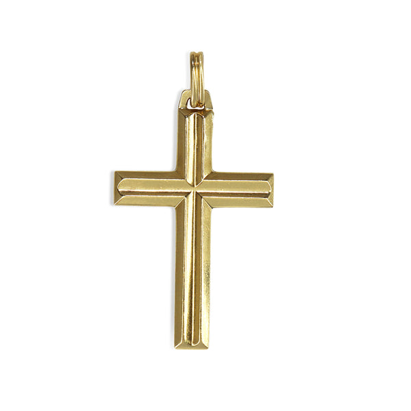 18ct Yellow Gold Cross Pendant