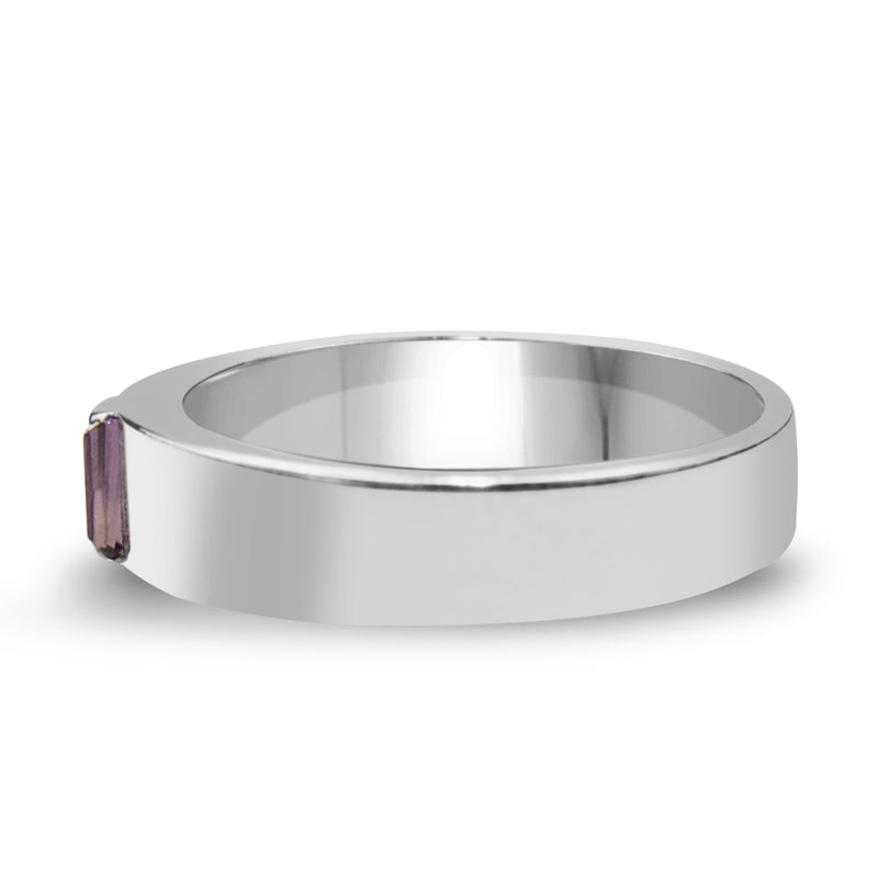 18ct White Gold Tourmaline Band Ring