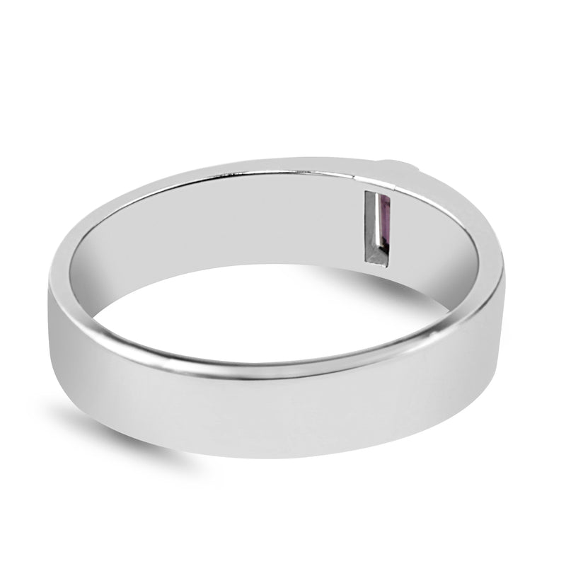 18ct White Gold Tourmaline Band Ring