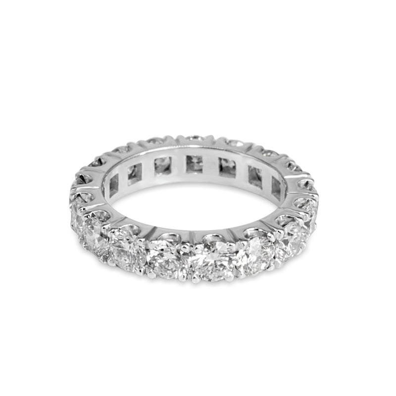 Platinum White Gold All Round Diamond Band