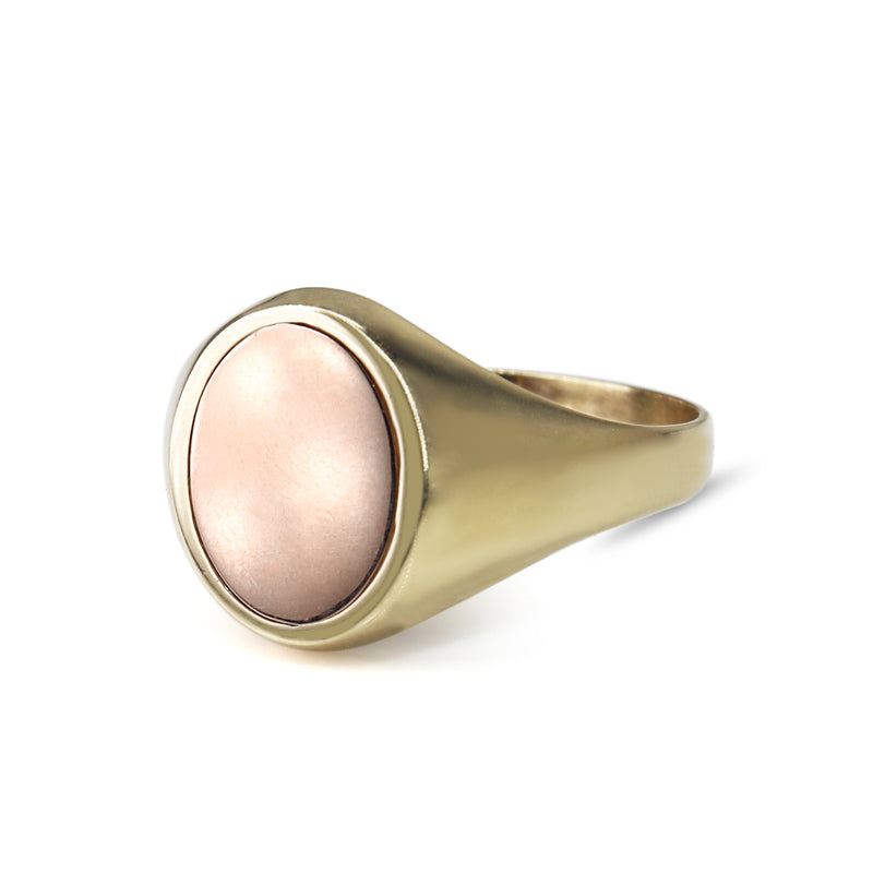 9ct Yellow Gold Masonic Enamel Flip Signet Ring