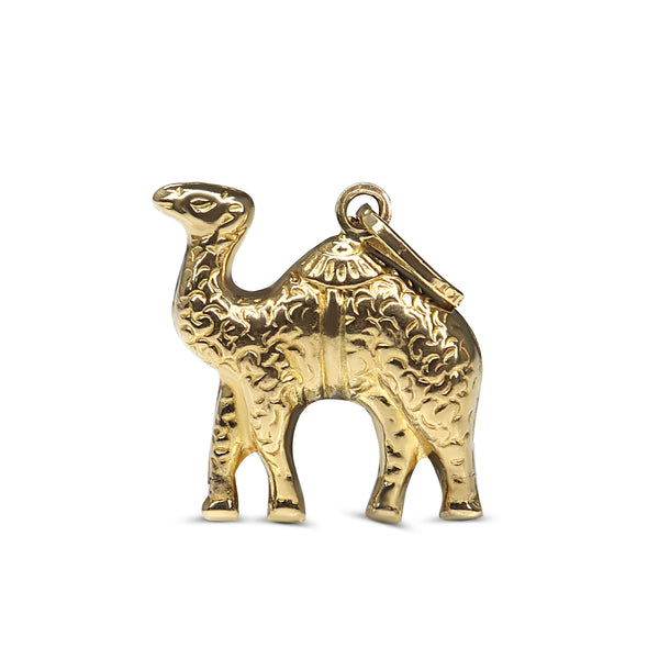 9ct Yellow Gold Camel Charm / Pendant