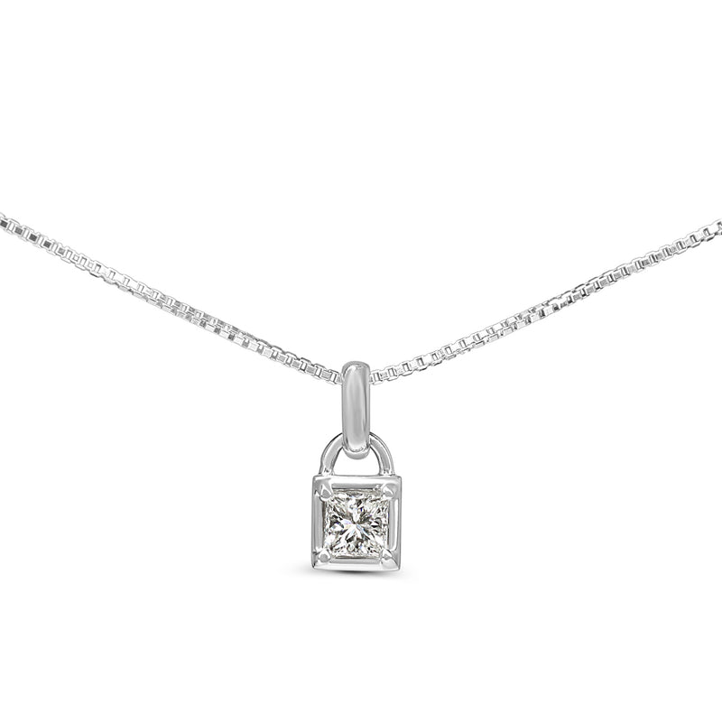 Platinum Diamond Hand Bag Necklace