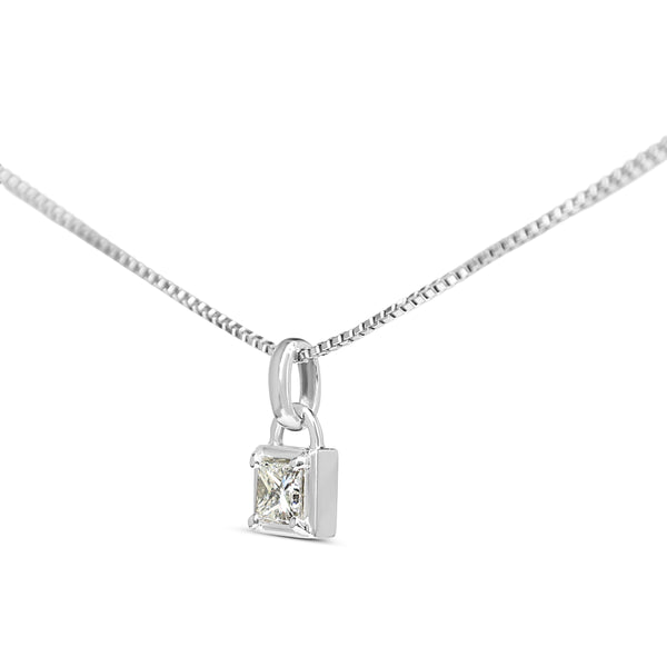 Platinum Diamond Hand Bag Necklace