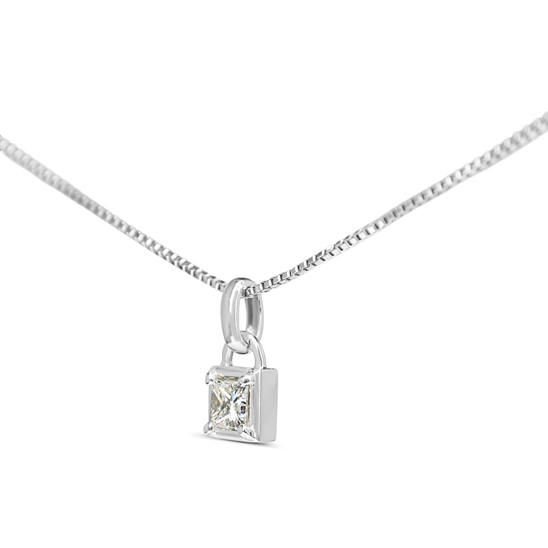 Platinum Diamond Hand Bag Necklace