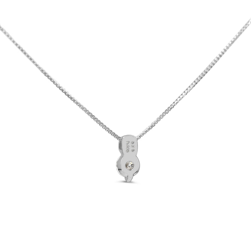 Platinum Diamond Solitaire Necklace
