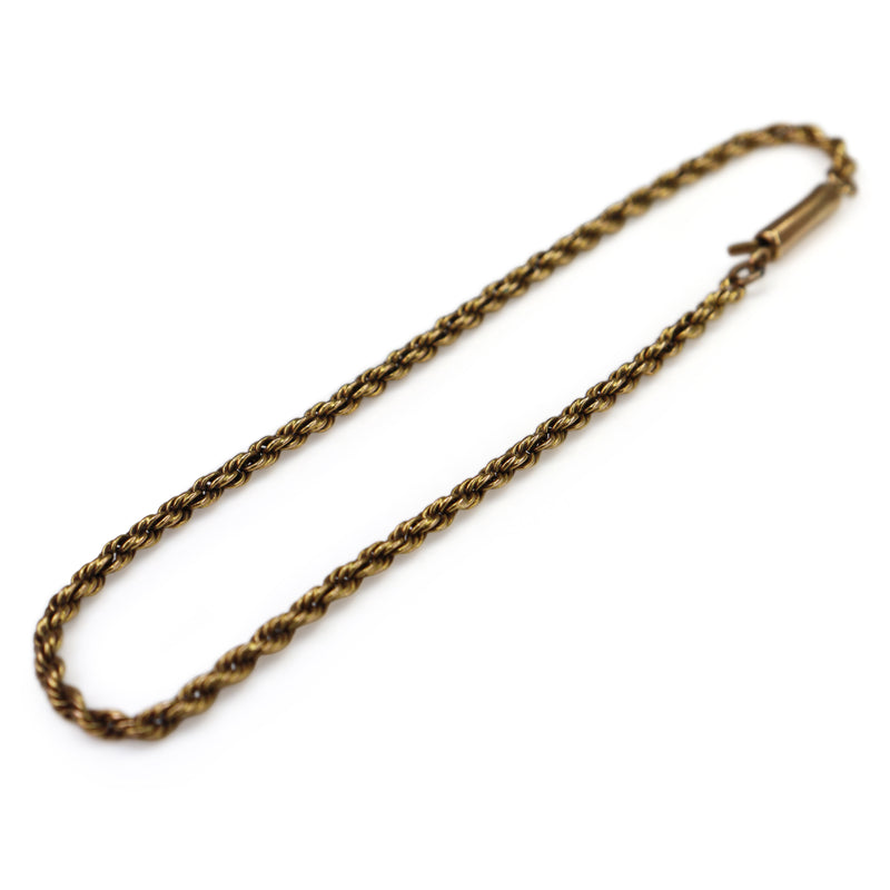 9ct Yellow Gold Rope Bracelet