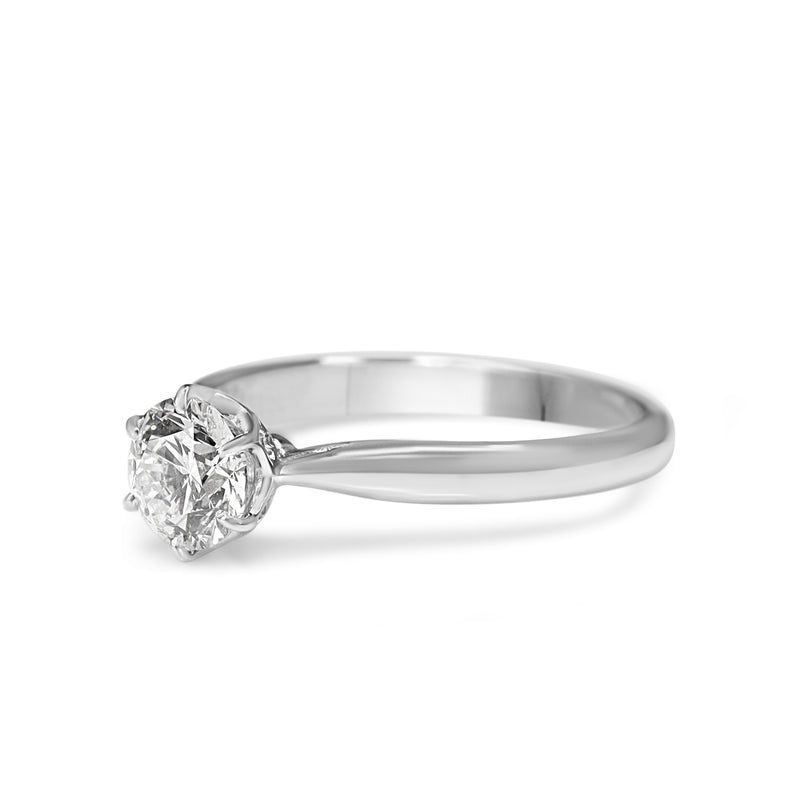 18ct White Gold Diamond Solitaire Ring