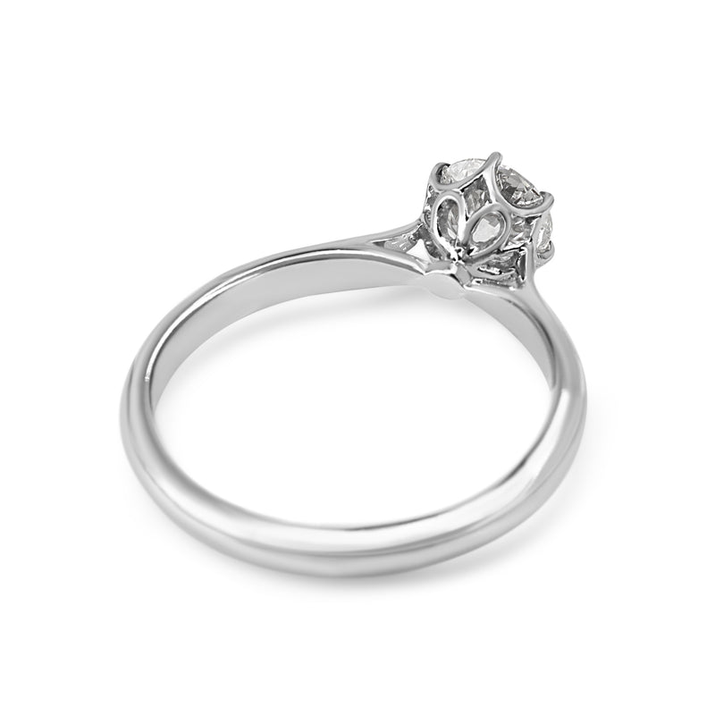 18ct White Gold Diamond Solitaire Ring