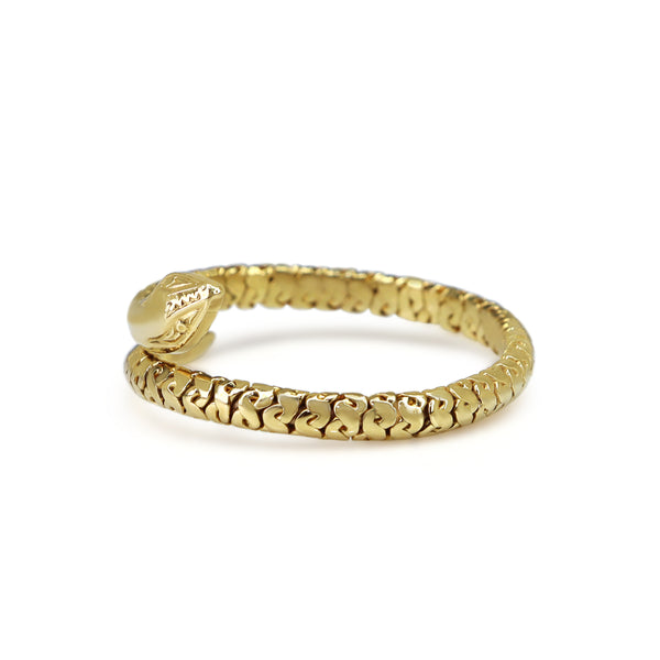 18ct Yellow Gold Snake Ring