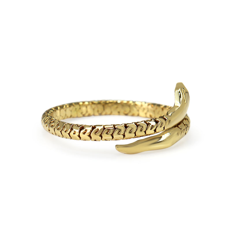 18ct Yellow Gold Snake Ring