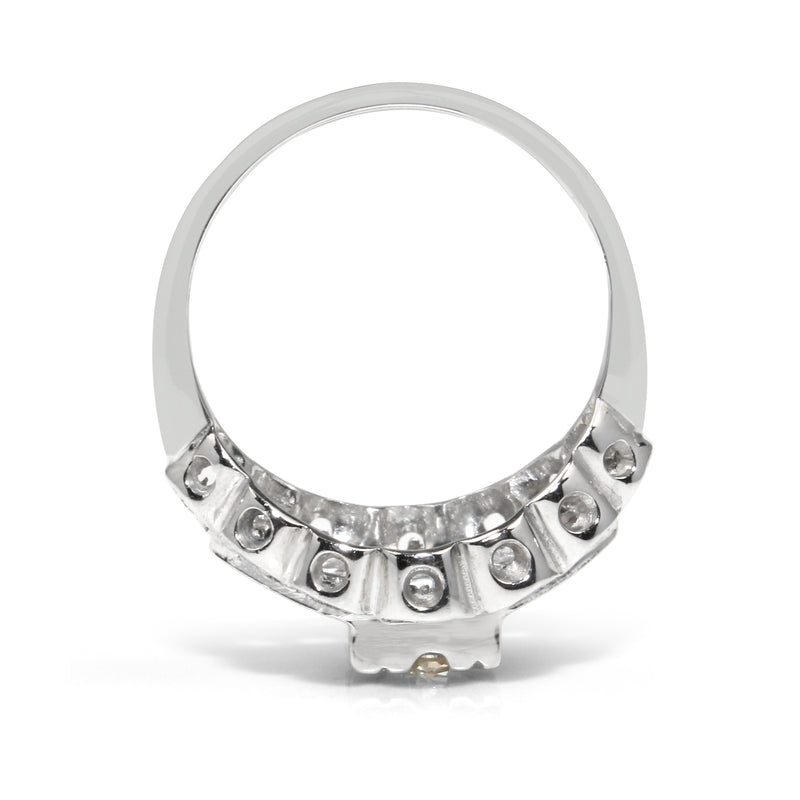 14ct White Gold Ring