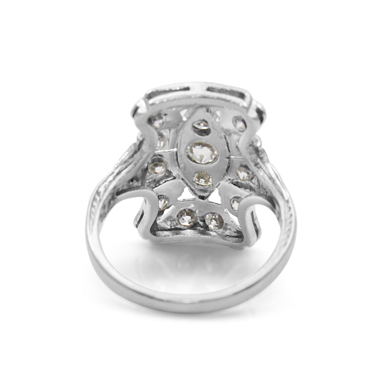 Platinum Art Deco Diamond Ring