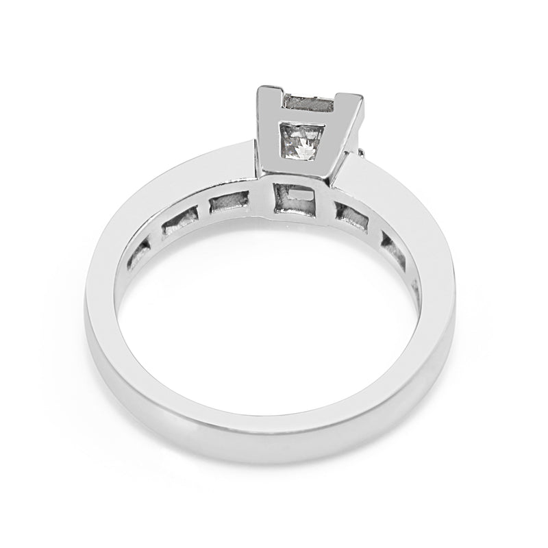 18ct White Gold Princess Cut Diamond Ring