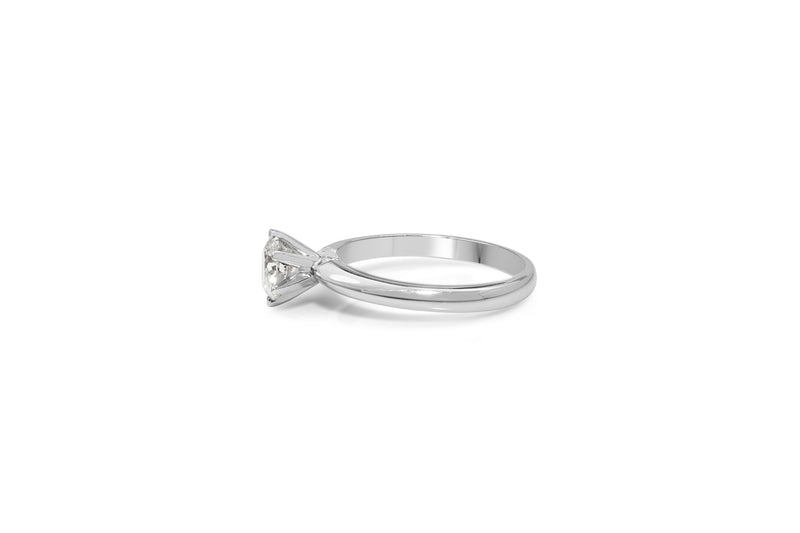 18ct White Gold 6 Claw Diamond Solitaire Ring