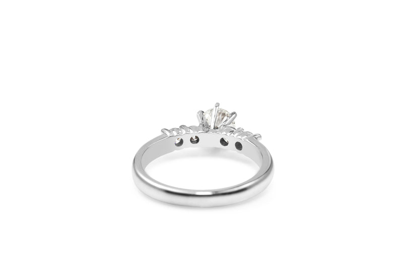 Platinum Diamond Solitaire Ring