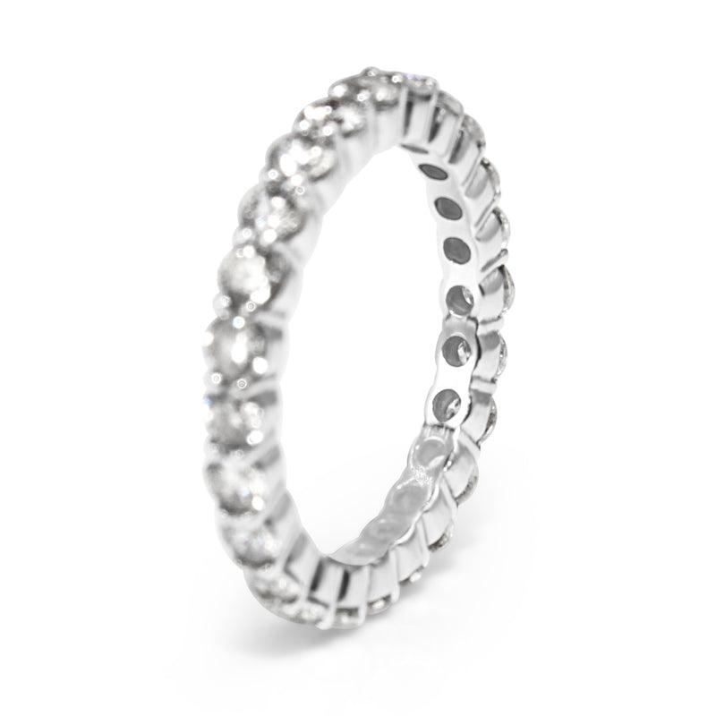 Platinum All Round Diamond Band
