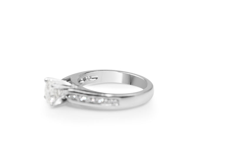 Platinum Diamond Solitaire Ring