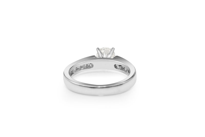 Platinum Diamond Solitaire Ring